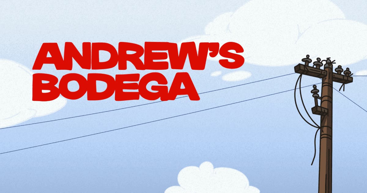 Andrew's Bodega storefront illustration