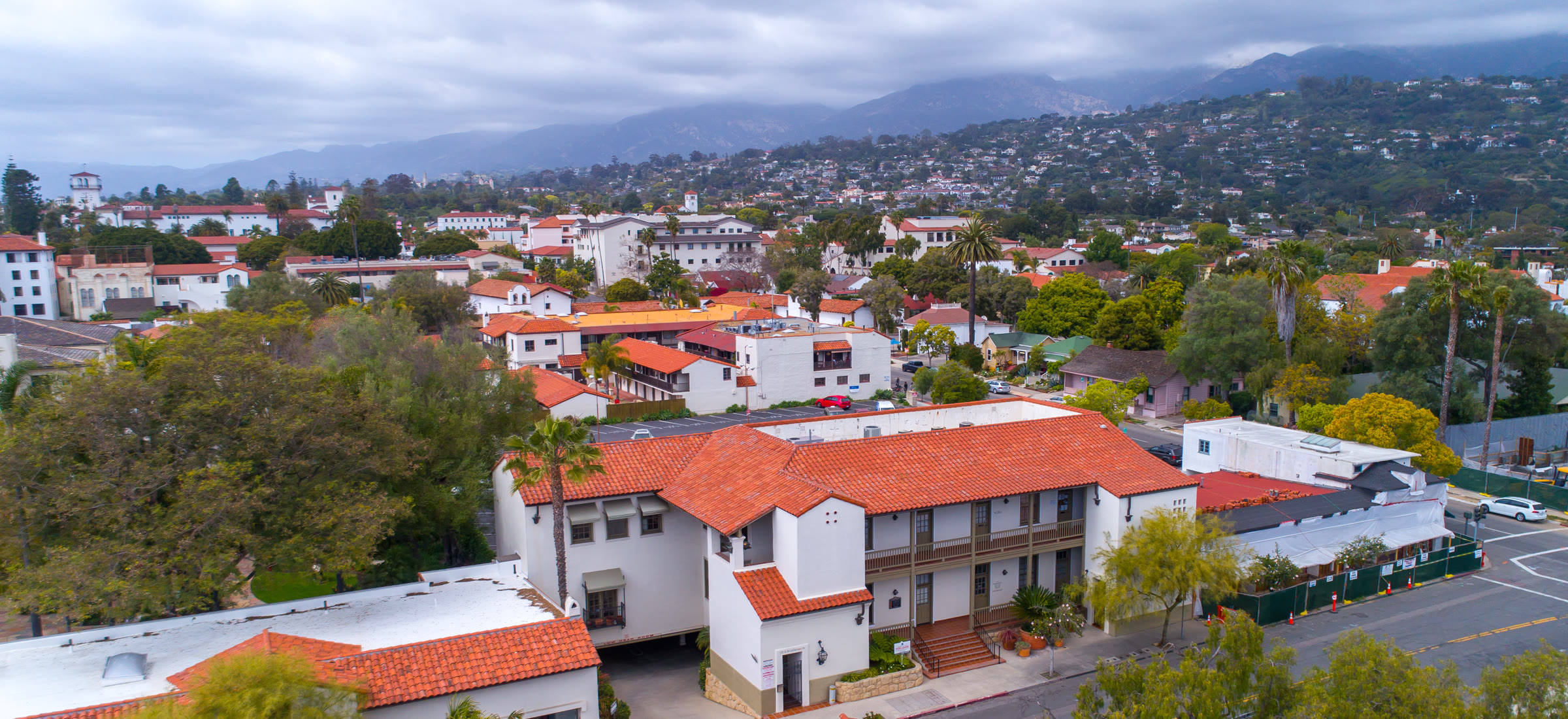 Aerial view of Santa Barbara