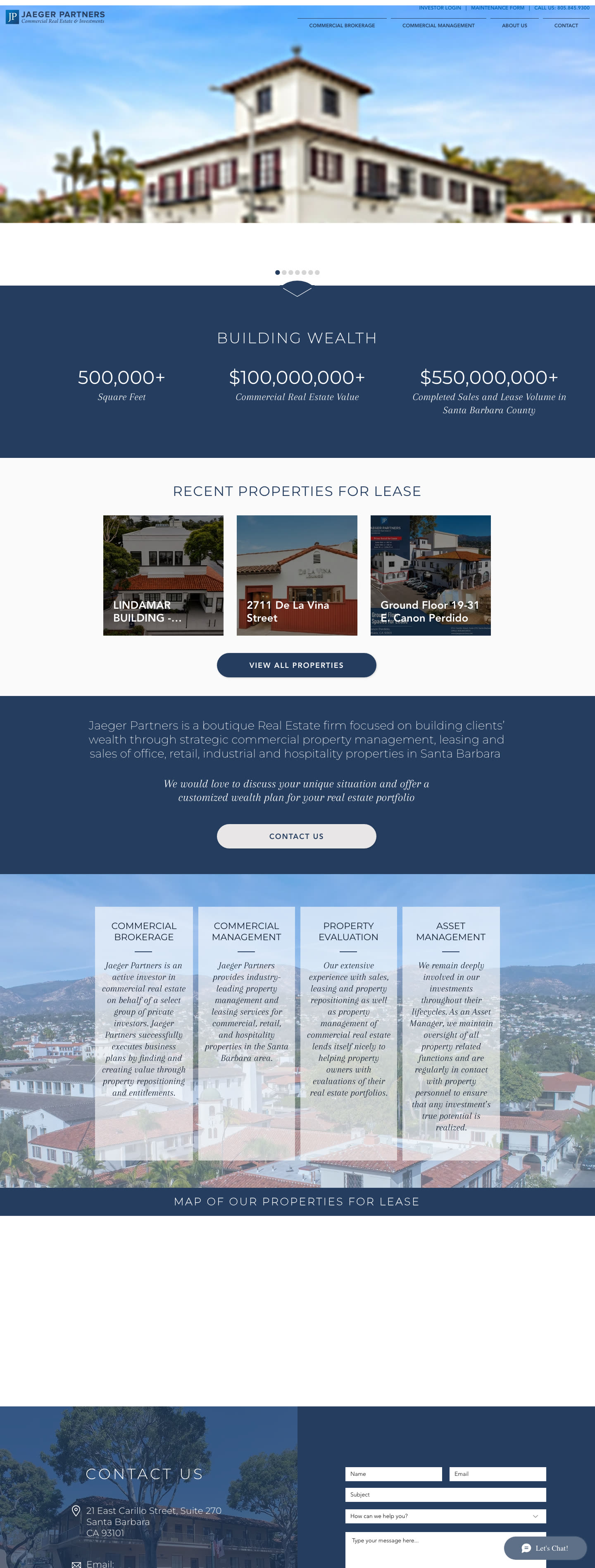 The Jaeger Partners homepage